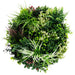 Slimline Artificial Green Wall Disc Art Colour 60cm - FLORA DESIGNS