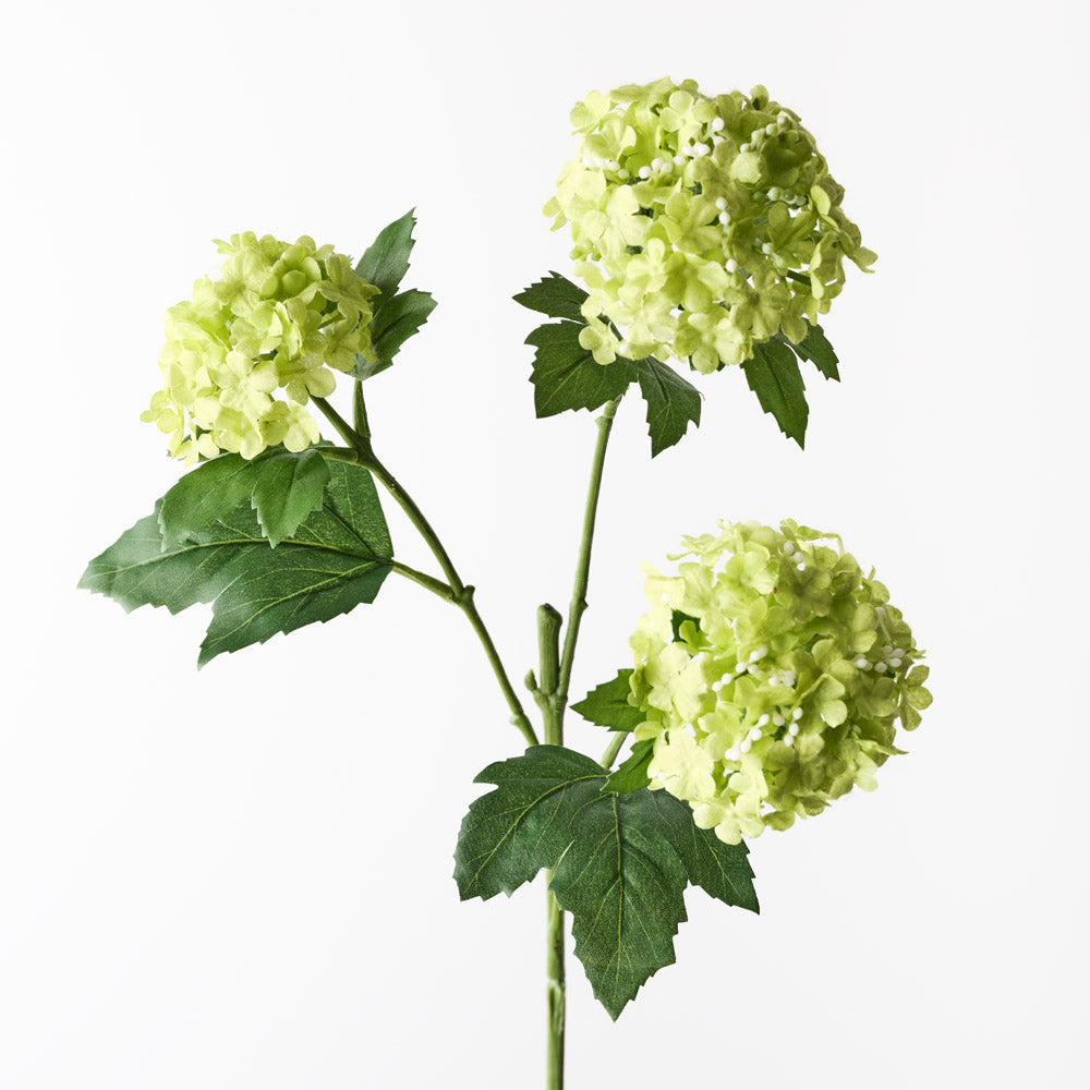 Artificial Snowball Spray 65cm Green Pack of 12 — Flora Designs Australia
