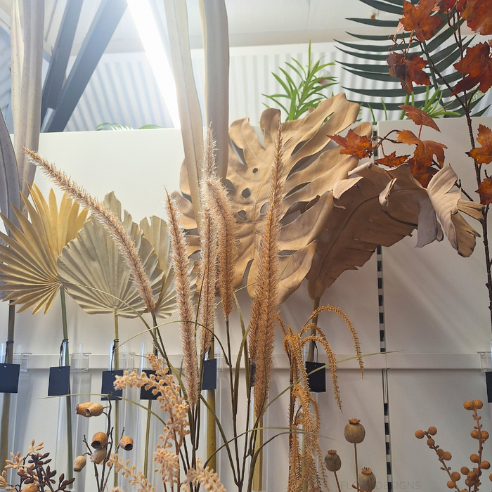 Monstera Leaf Cream Brown 92cml - Pack of 12