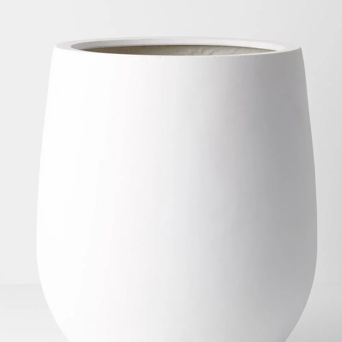 Sprout White Pot 40cm