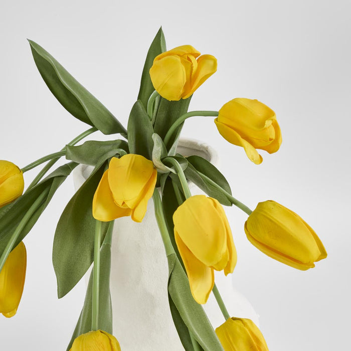 Artificial Liv Tulip Yellow 45cm Yellow - FLORA DESIGNS