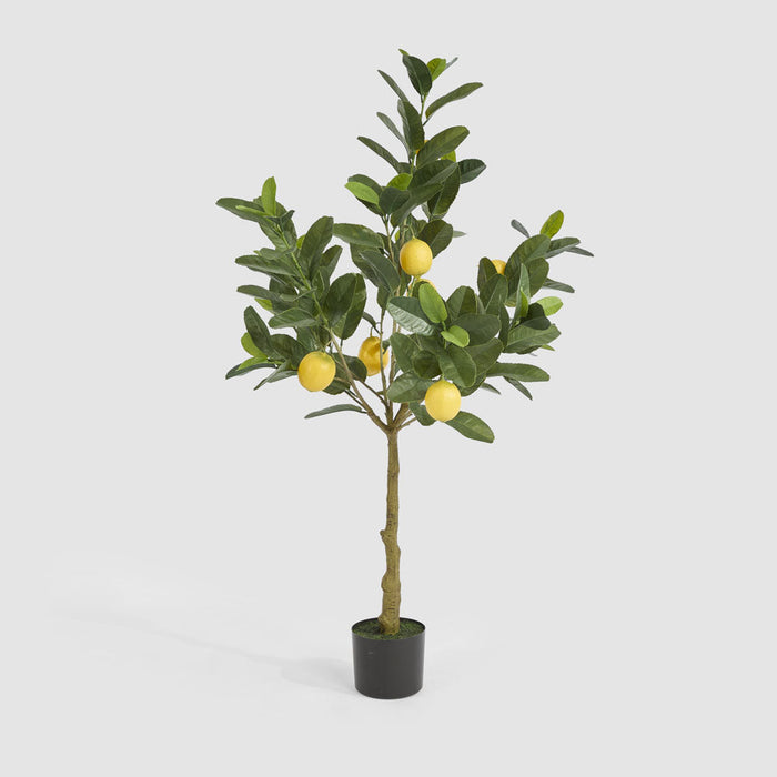 Artificial UV Lemon Tree 124cm Green - FLORA DESIGNS