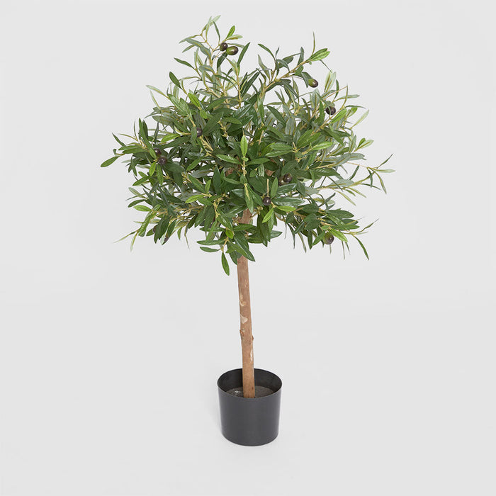 Artificial Olive Green Topping Tree 70cm Green - FLORA DESIGNS