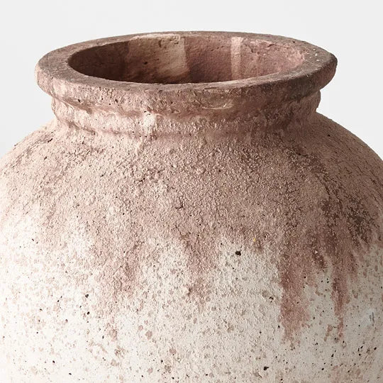 Tagea Pot Rounded Antique Terracotta 23cm Set of 2