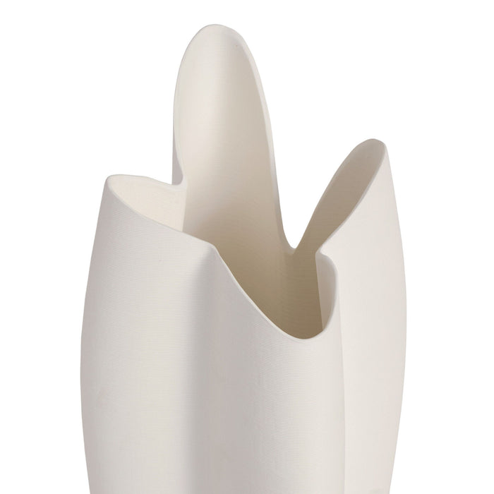 Tania Vase - White 44cm