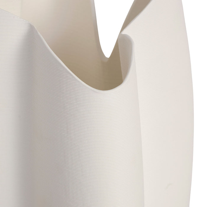Tania Vase - White 44cm