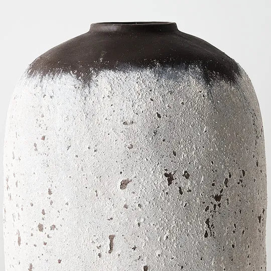 Trevi Pot Antique White Brown 60cm