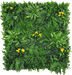 Yellow Rose Vertical Garden Green Wall 100cmx100cm - FLORA DESIGNS