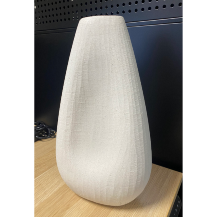 Vase Fedila White Chalk 42cm Pack of 2