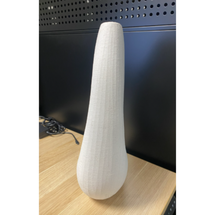 Vase Fedila White Chalk 42cm Pack of 2