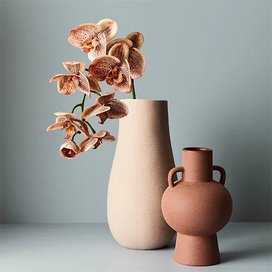 Vase Mona Almond 34.5cm Set of 2