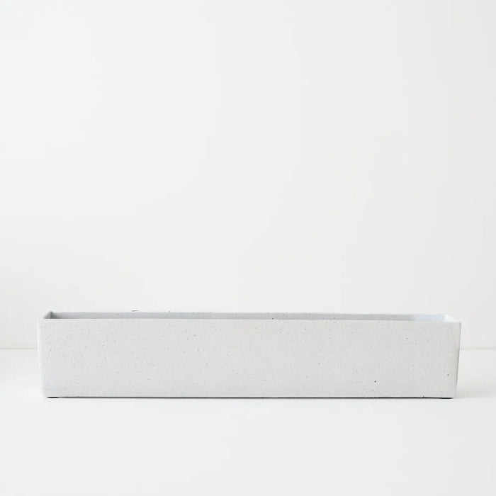 Voss Trough White, 9cm H