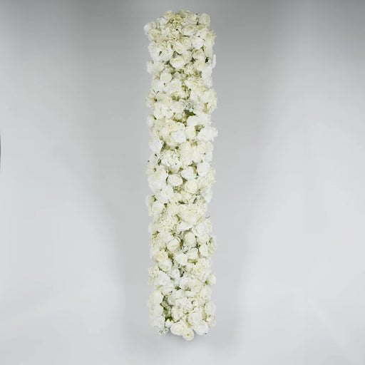 White Rose & Hydrangea Floral Runner