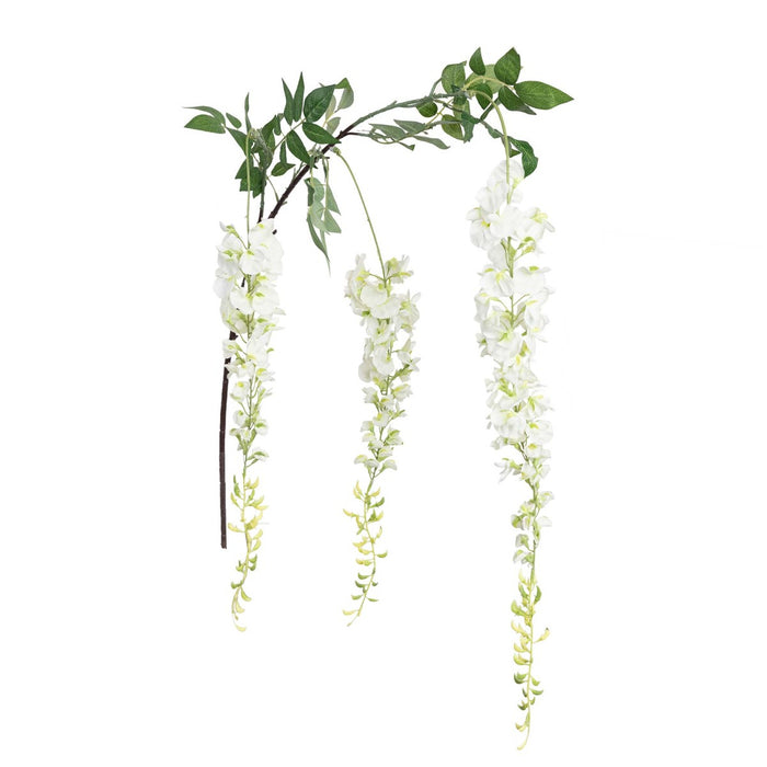 Wisteria Spray Cream White 170cm Pack of 6