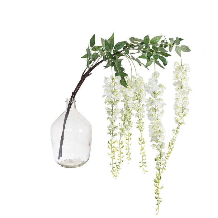 Wisteria Spray Cream White 170cm Pack of 6