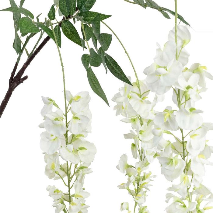 Wisteria Spray Cream White 170cm Pack of 6
