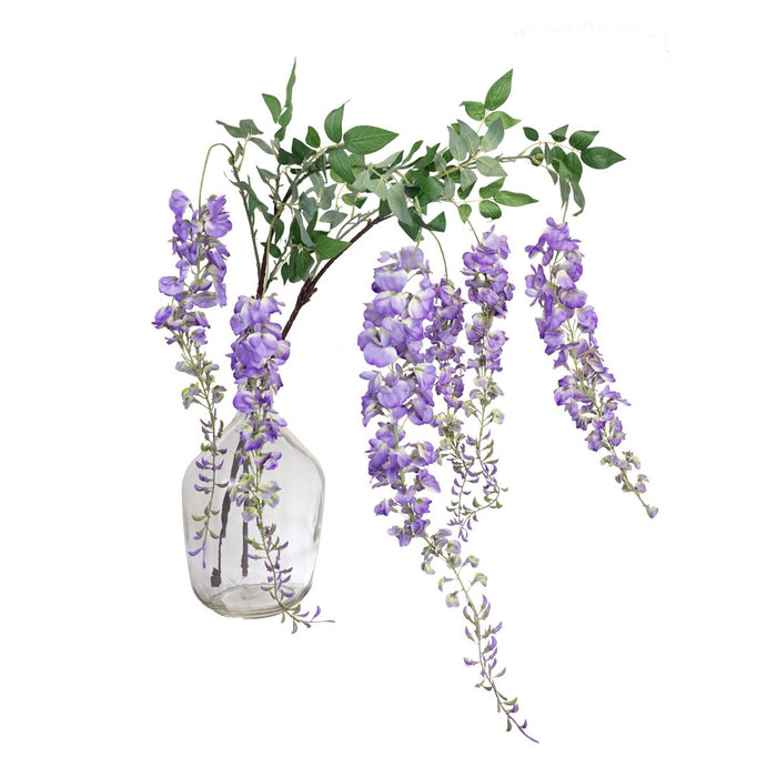 Wisteria Spray Purple 170cm Pack of 6