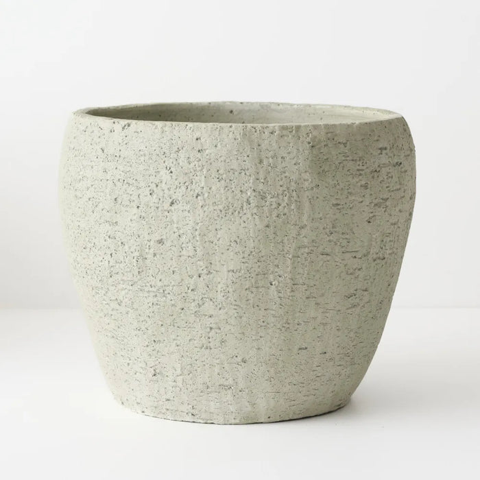 Wren Pot Lichen Grey Green, 21cm