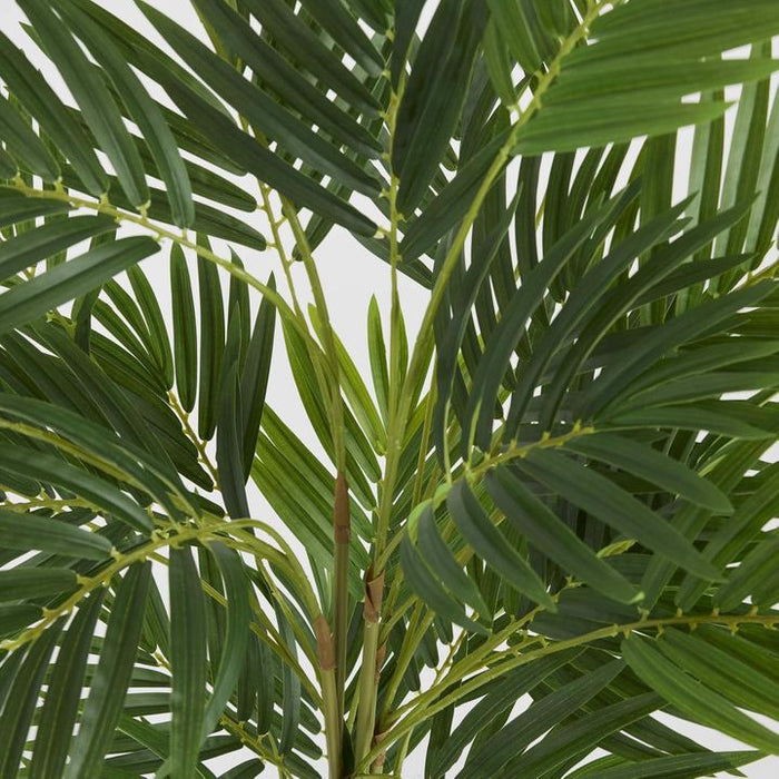 Real Touch Mini Palm Green Tree In Black Pot 120cm