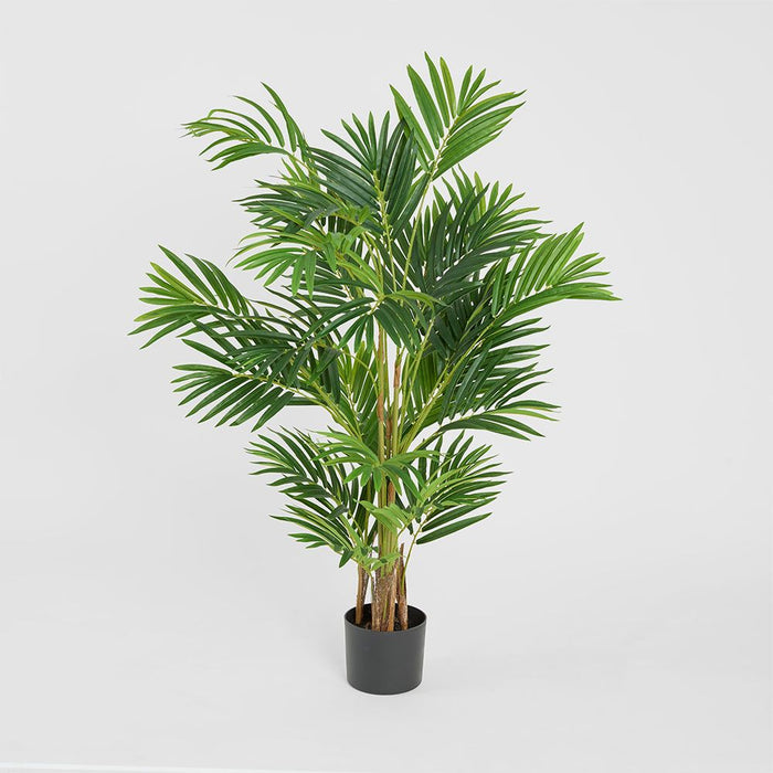 Real Touch Mini Palm Green Tree In Black Pot 120cm