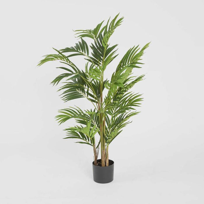 Real Touch Mini Palm Green Tree In Black Pot 120cm