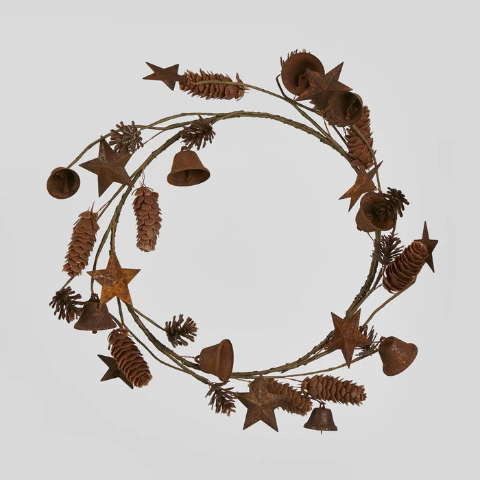 Canter Rusty Wreath Brown 40cm - Pack of 3