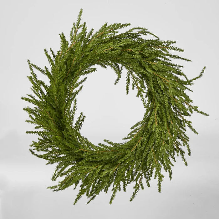 Norfolk Pine Wreath Green 56cm