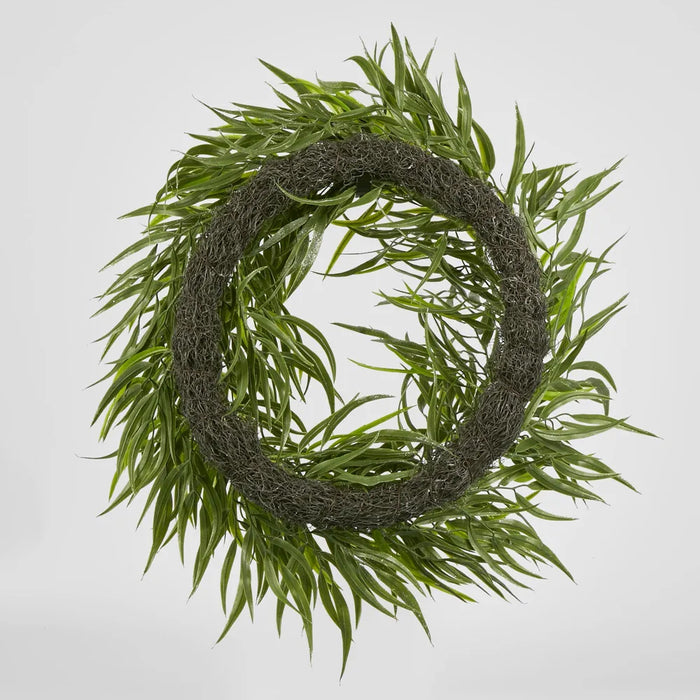 Frosted Eucalyptus Wreath Green 58cm