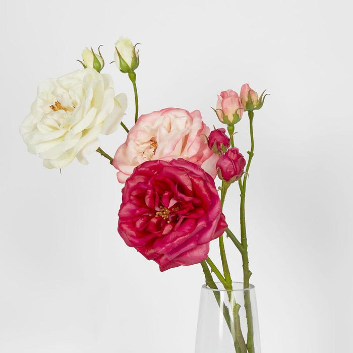 Real Touch Angelina Rose Spray Pink 59cm - Pack of 8