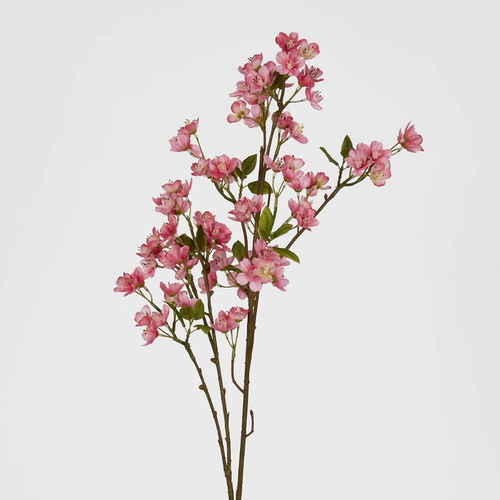 Mini Peach Blossom Pink Spray 87cm - Pack of 12