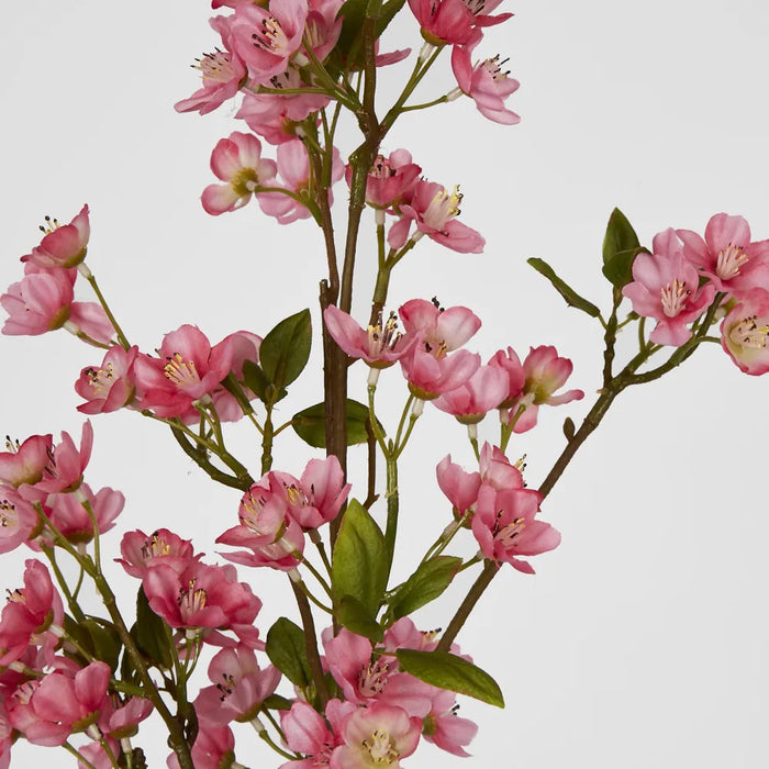 Mini Peach Blossom Pink Spray 87cm - Pack of 12