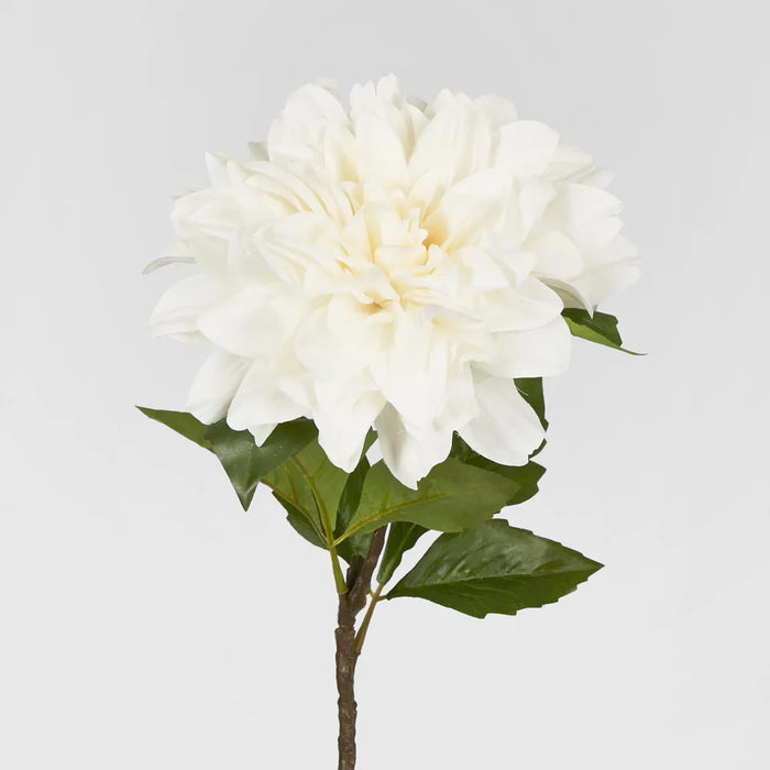 Giant Dahlia White Stem 57cm - Pack of 8