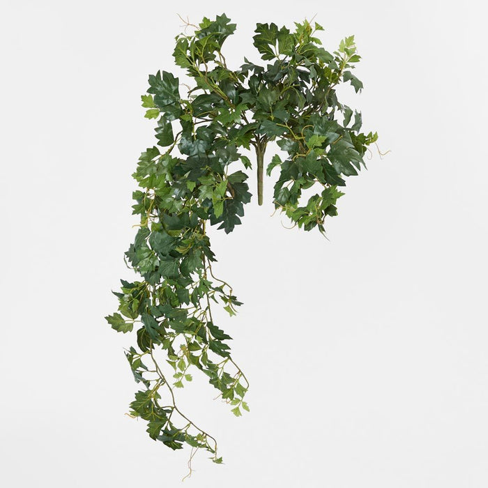Hanging Green Grape Ivy Leaves 35cm - Pack of 6