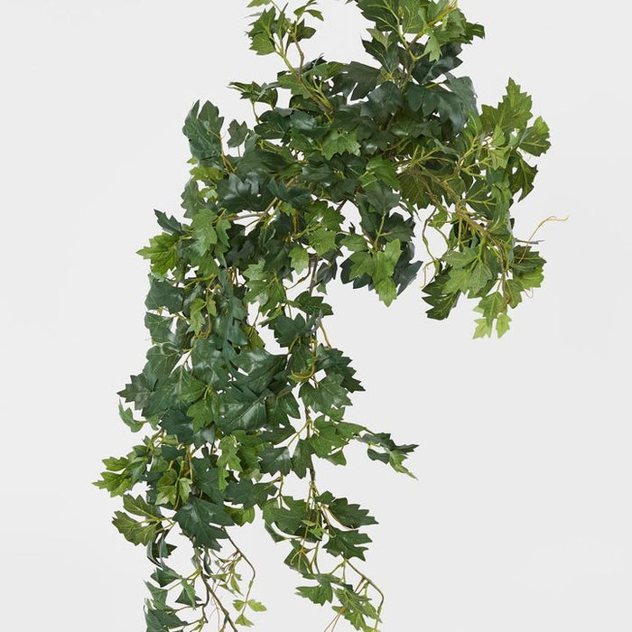 Hanging Green Grape Ivy Leaves 35cm - Pack of 6