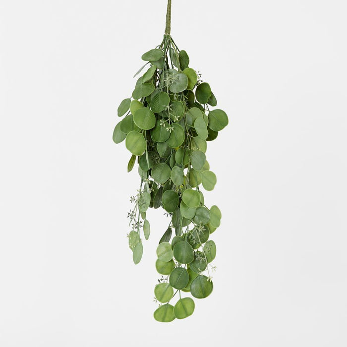 Hanging Green Eucalyptus Leaf Bush Green 71cm – Pack Of 6