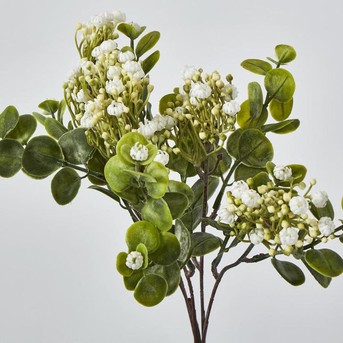 Flowering Bush White 25cm - Pack of 12
