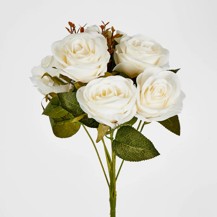 Rose Bush White 39cm – Pack of 24