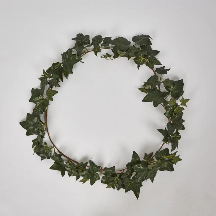 Green Ivy Garland with Leaves Green 180cm - Pack of 6