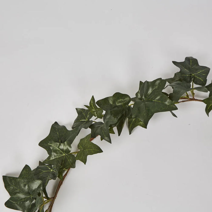 Green Ivy Garland with Leaves Green 180cm - Pack of 6