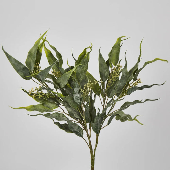 Eucalyptus Leaf Bush Green 53cm – Pack Of 12