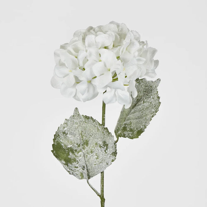 Snow Covered White Christmas Hydrangea  68.5cm – Pack of 12