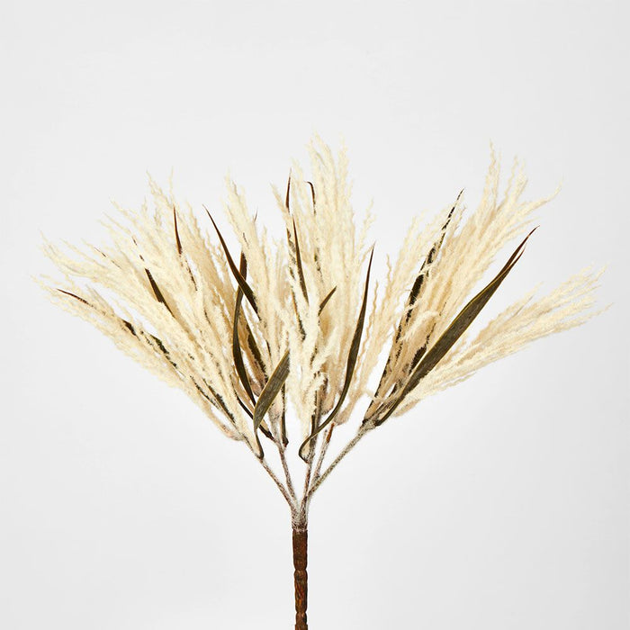 Ivory White Grass Bush 30cm – Pack of 12