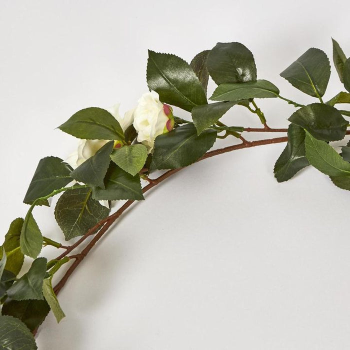 Camellia Garland White Green 183cm – Pack Of 6