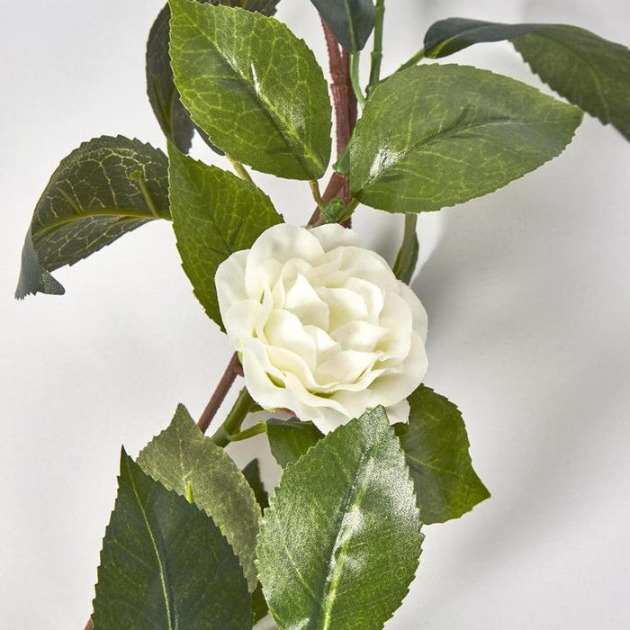 Camellia Garland White Green 183cm – Pack Of 6