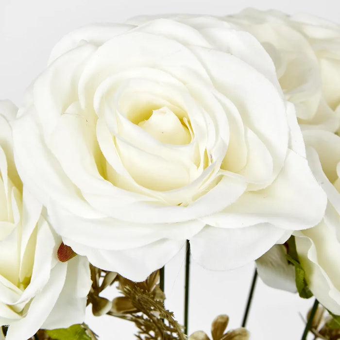 White Rose Bouquet – Pack of 32