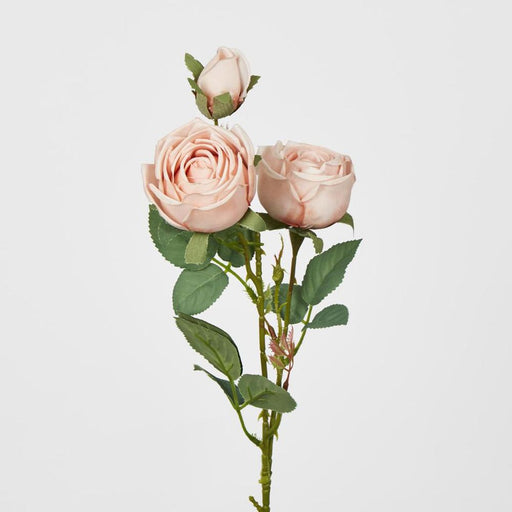 Real Touch Rose Spray Light Pink 62cm - Pack of 12
