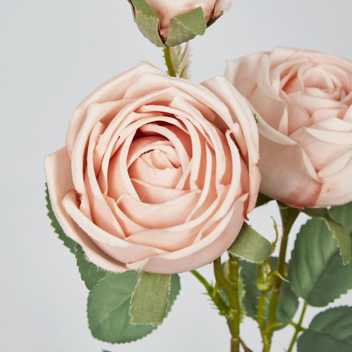 Real Touch Rose Spray Light Pink 62cm - Pack of 12