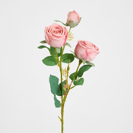 Real Touch Rose Spray Pink 62cm - Pack of 12