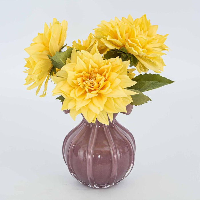 Dahlia 62cm Yellow - Pack of 12