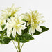 Dahlia Bush x 5 White 48cm - Pack of 12